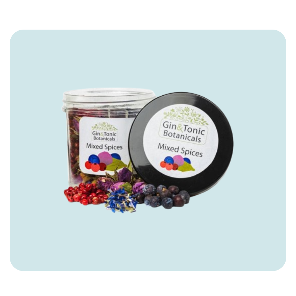 Gin Tonic botanicals osztott tégelyben 4 fajta fűszerrel 25 gr