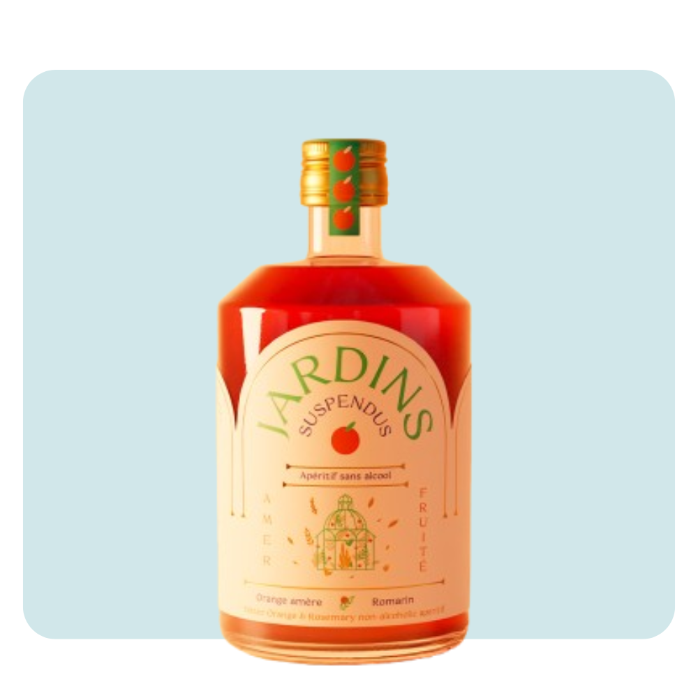 JARDINS SUSPENDUS  Bitter Orange & Rosemary - Alkoholmentes keserűnarancs likőr